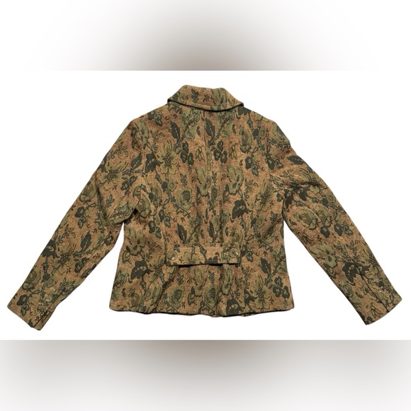 vintage liz claiborne floral tapestry jacket - Picture 5 of 5